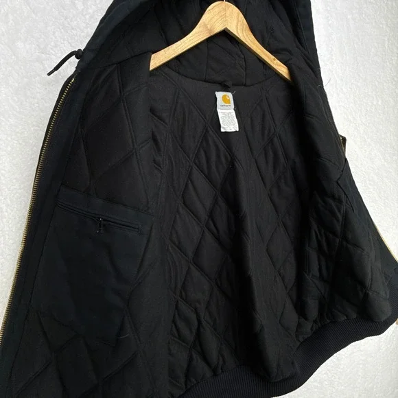 Carhartt Active Jacket Quilt Lined Mens 2XL J140‎ BLK Black NOS NWT - Picture 11 of 14